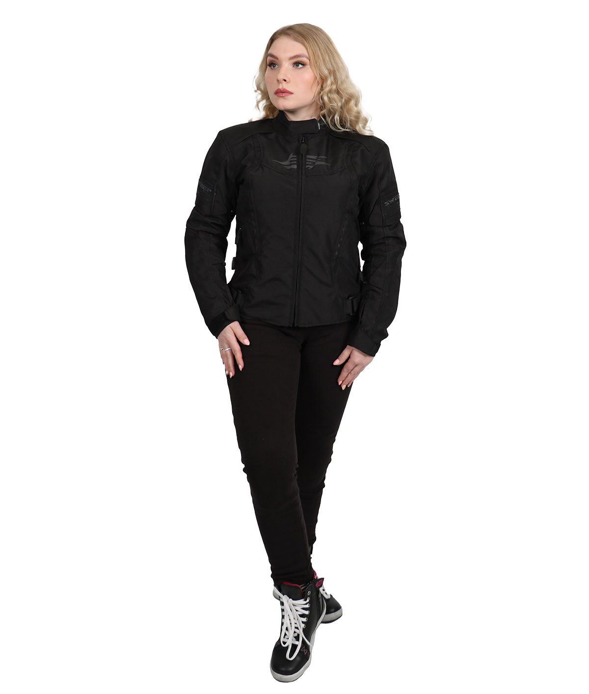 Tek Gear Drytek Women's Black/Gray/White Jacket - Size Small - Chest 32