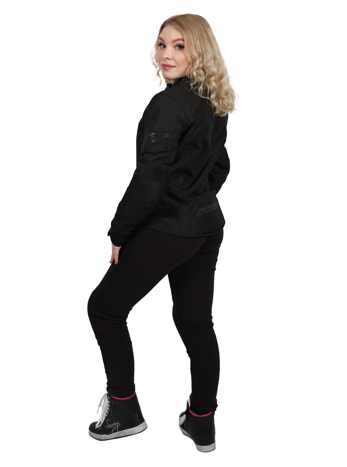 Tek Gear Drytek Women's Black/Gray/White Jacket - Size Small - Chest 32