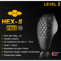 Sweep Hex-Pro shoulder armor for ladies mc jacket, CE level 2