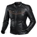 Sweep Scrambler ladies leather jacket, black/brown