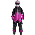 Sweep Tundra Insulated ladies monosuit, fuchsia black fade